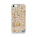 Custom Hialeah Florida Map iPhone SE Phone Case in Woodblock