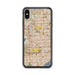 Custom Hialeah Florida Map Phone Case in Woodblock