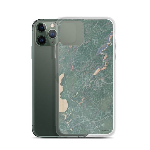 Custom High Bridge New Jersey Map Phone Case in Afternoon
