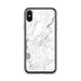 Custom iPhone X/XS High Bridge New Jersey Map Phone Case in Classic