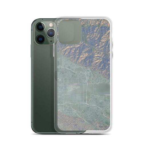 Custom Highland California Map Phone Case in Afternoon