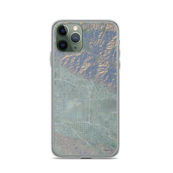 Custom iPhone 11 Pro Highland California Map Phone Case in Afternoon