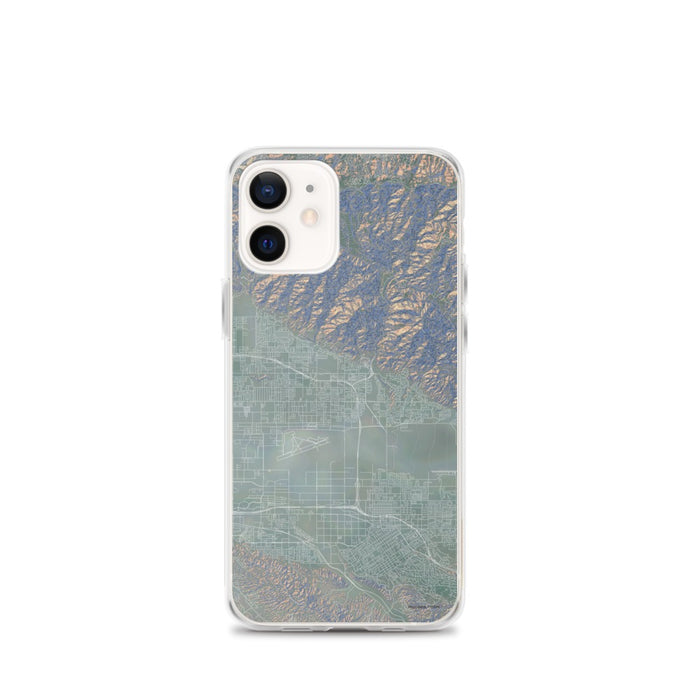 Custom iPhone 12 mini Highland California Map Phone Case in Afternoon