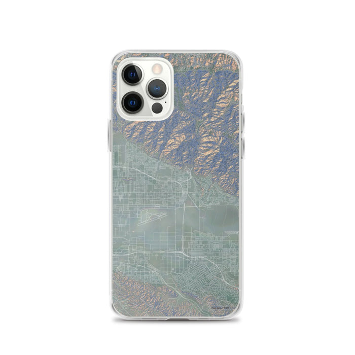 Custom iPhone 12 Pro Highland California Map Phone Case in Afternoon
