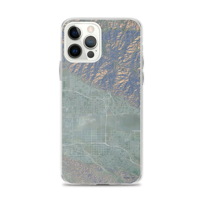 Custom iPhone 12 Pro Max Highland California Map Phone Case in Afternoon