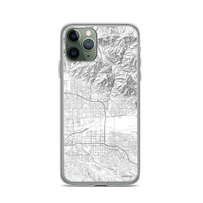Custom iPhone 11 Pro Highland California Map Phone Case in Classic