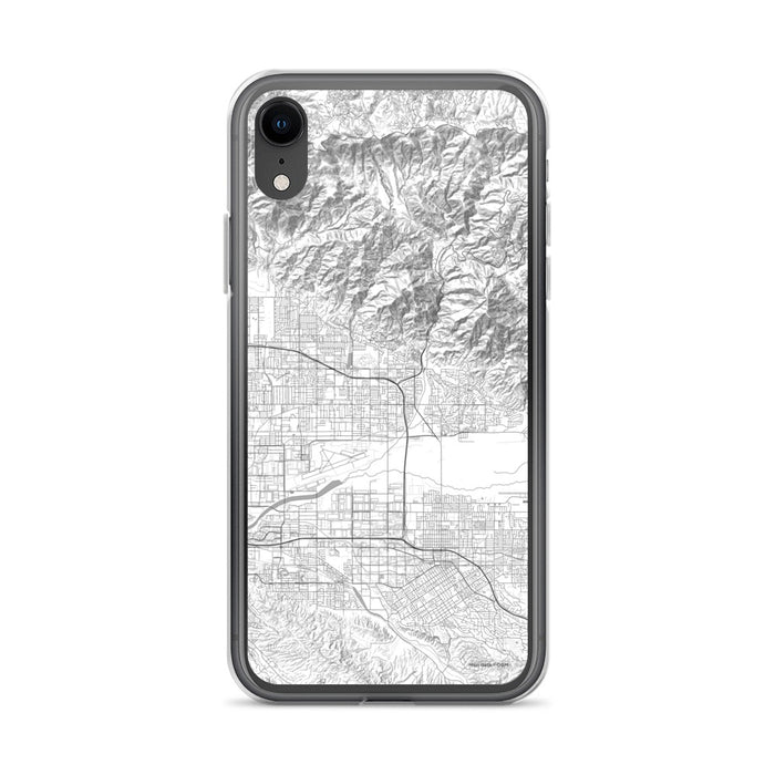 Custom iPhone XR Highland California Map Phone Case in Classic