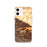 Custom iPhone 12 Highland California Map Phone Case in Ember