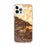 Custom iPhone 12 Pro Max Highland California Map Phone Case in Ember