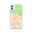 Custom iPhone 11 Highland California Map Phone Case in Watercolor