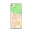 Custom iPhone SE Highland California Map Phone Case in Watercolor