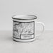 Right View Custom Highlands North Carolina Map Enamel Mug in Classic