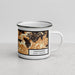Right View Custom Highlands North Carolina Map Enamel Mug in Ember