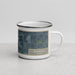 Right View Custom Hillsboro Illinois Map Enamel Mug in Afternoon