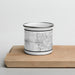 Front View Custom Hillsboro Oregon Map Enamel Mug in Classic on Cutting Board