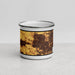 Front View Custom Hillsboro Oregon Map Enamel Mug in Ember