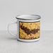 Left View Custom Hillsboro Oregon Map Enamel Mug in Ember