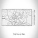 Rendered View of Hillsborough North Carolina Map Engraving on 17oz Stainless Steel Insulated Cola Bottle in White