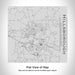 Rendered View of Hillsborough North Carolina Map Engraving on 17oz Stainless Steel Insulated Tumbler