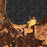 Hilo Hawaii Map Print in Ember Style Zoomed In Close Up Showing Details