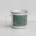 Left View Custom Hilton Head South Carolina Map Enamel Mug in Afternoon