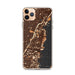 Custom Hoboken New Jersey Map Phone Case in Ember