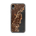 Custom Hoboken New Jersey Map Phone Case in Ember