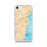 Custom Hoboken New Jersey Map iPhone SE Phone Case in Watercolor