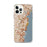 Custom Hoboken New Jersey Map iPhone 12 Pro Max Phone Case in Woodblock