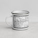 Left View Custom Hoffman Estates Illinois Map Enamel Mug in Classic