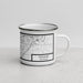 Right View Custom Holland Michigan Map Enamel Mug in Classic