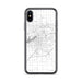 Custom iPhone X/XS Holland Michigan Map Phone Case in Classic