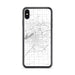 Custom iPhone XS Max Holland Michigan Map Phone Case in Classic