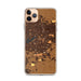 Custom iPhone 11 Pro Max Holland Michigan Map Phone Case in Ember