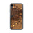 Custom iPhone XR Holland Michigan Map Phone Case in Ember