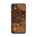 Custom iPhone XS Max Holland Michigan Map Phone Case in Ember