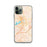 Custom iPhone 11 Pro Holland Michigan Map Phone Case in Watercolor