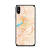 Custom iPhone X/XS Holland Michigan Map Phone Case in Watercolor