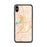 Custom iPhone XS Max Holland Michigan Map Phone Case in Watercolor