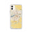 Custom iPhone 11 Holland Michigan Map Phone Case in Woodblock