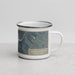 Right View Custom Hollidaysburg Pennsylvania Map Enamel Mug in Afternoon