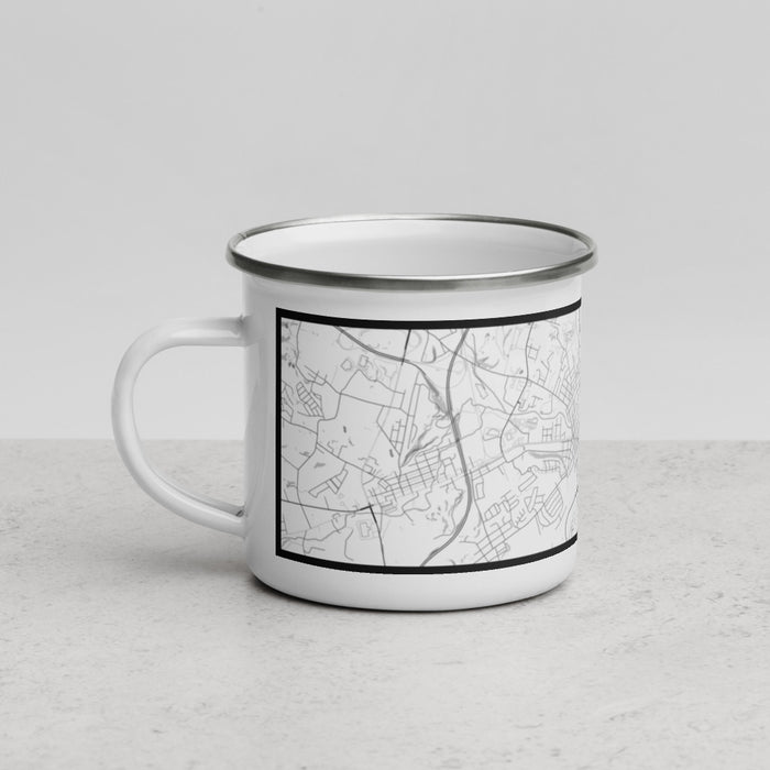 Left View Custom Hollidaysburg Pennsylvania Map Enamel Mug in Classic