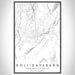 Hollidaysburg Pennsylvania Map Print Portrait Orientation in Classic Style With Shaded Background