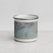 Front View Custom Hollywood California Map Enamel Mug in Afternoon
