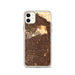 Custom Hollywood California Map Phone Case in Ember