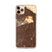 Custom Hollywood California Map Phone Case in Ember