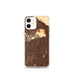 Custom Hollywood California Map iPhone 12 mini Phone Case in Ember