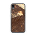 Custom Hollywood California Map Phone Case in Ember