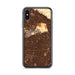 Custom Hollywood California Map Phone Case in Ember