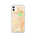 Custom Hollywood California Map Phone Case in Watercolor